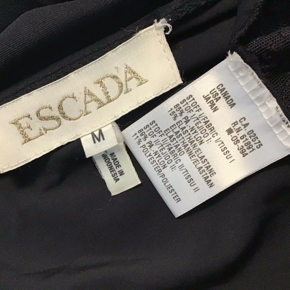 ❌SOLD❌ESCADA Purple Beaded Tank Stretchy Medium - Picture 5 of 8